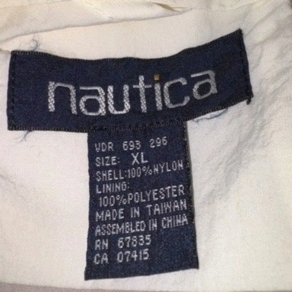 Nautica Vintage Colorblock Swim Trunks Mens‎ XL Red Blue Mesh Lined Retro Shorts